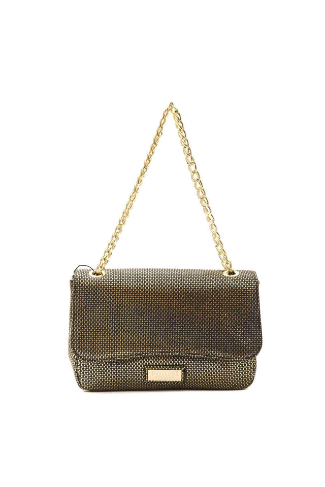 Pompei Donatella Black Leather Women Crossbody Bag - Hilstor