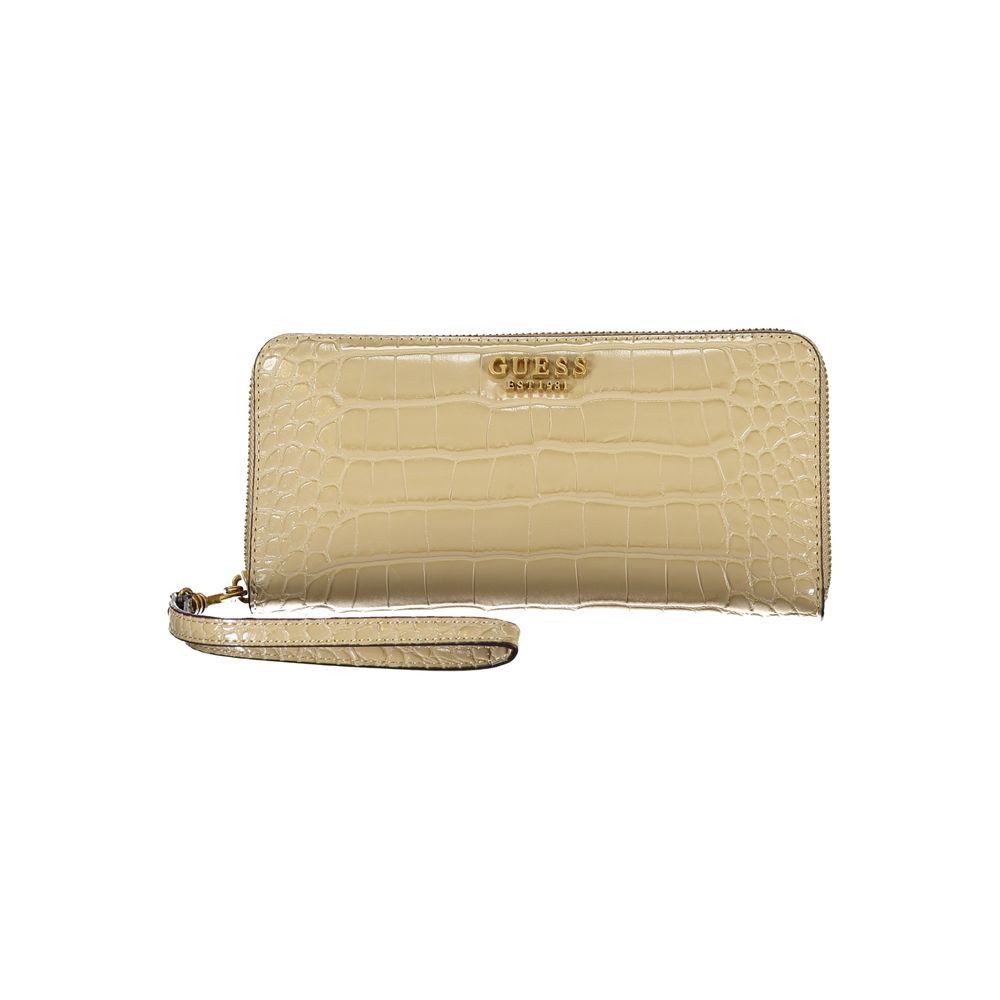 Guess Jeans Beige Polyurethane Women Wallet