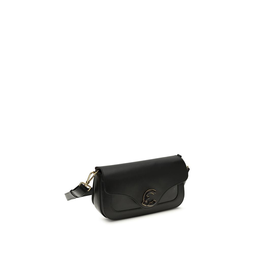 Coccinelle Black Calf Leather Bos Taurus Shoulder Bag