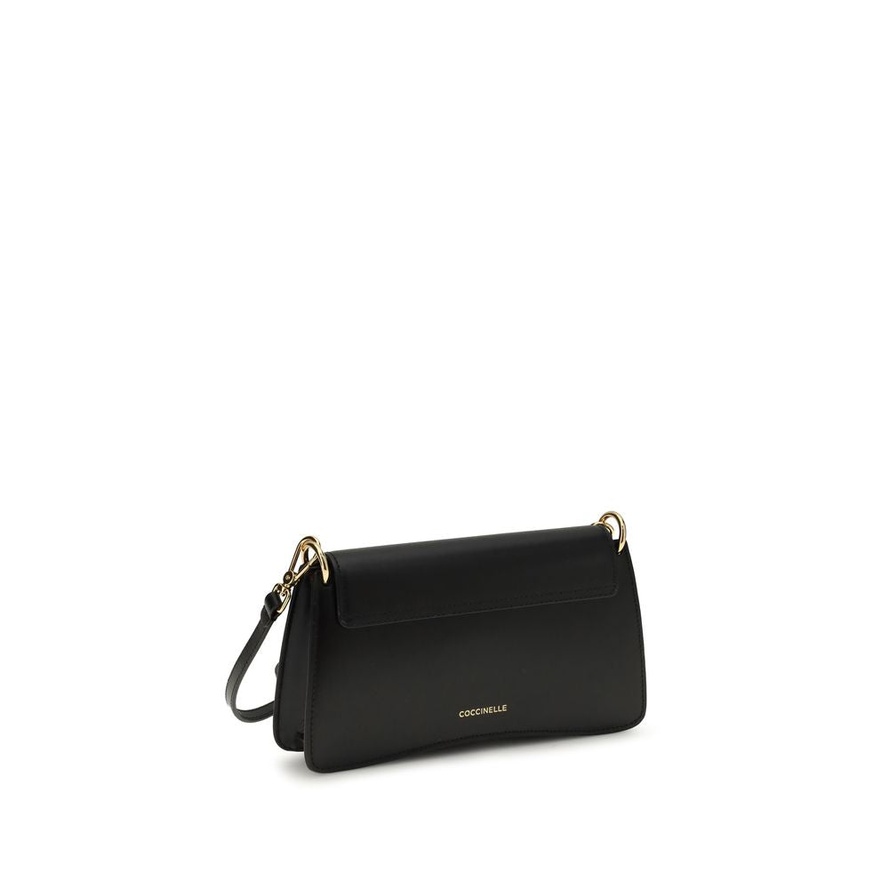 Coccinelle Black Calf Leather Bos Taurus Clutch Bag