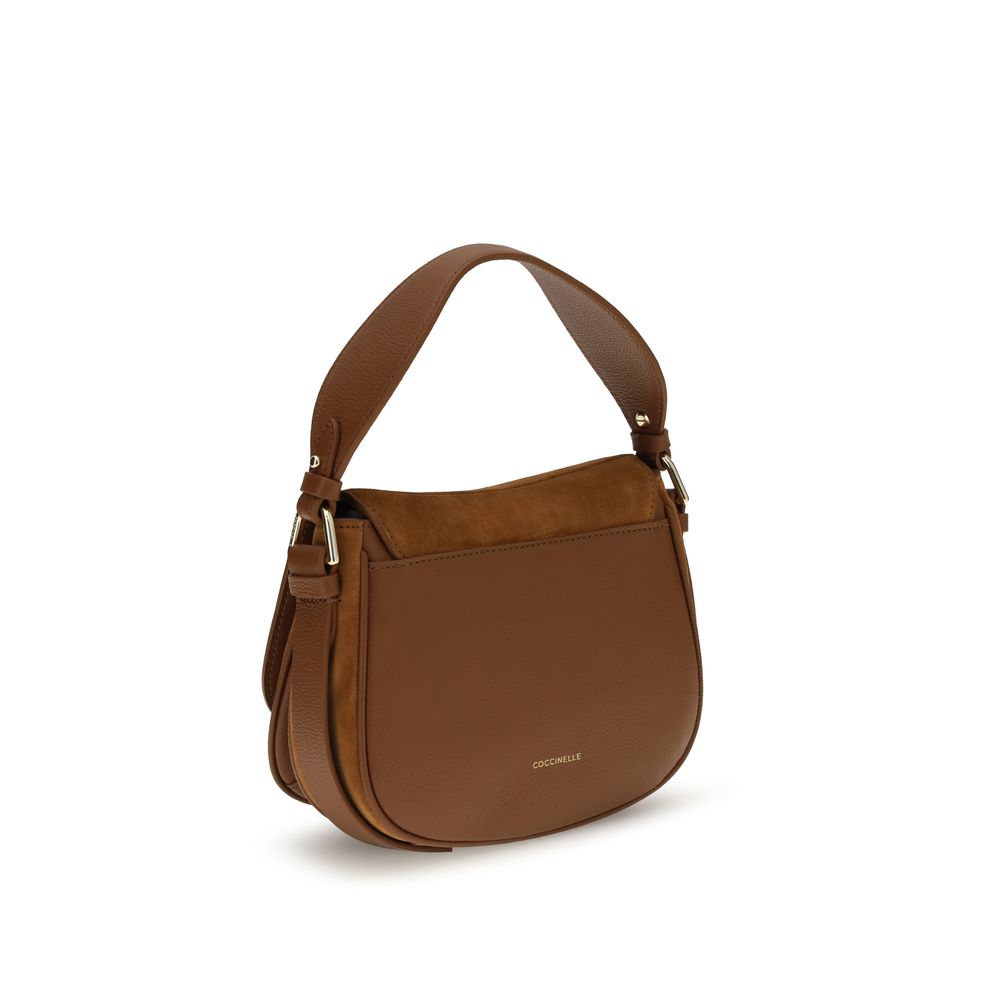 Coccinelle Brown Calf Leather Bos Taurus Handbag