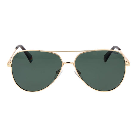 Polaroid Gold Metal Sunglasses