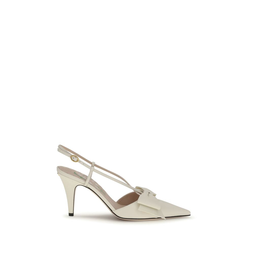 Valentino Garavani Beige Goatskin Pumps