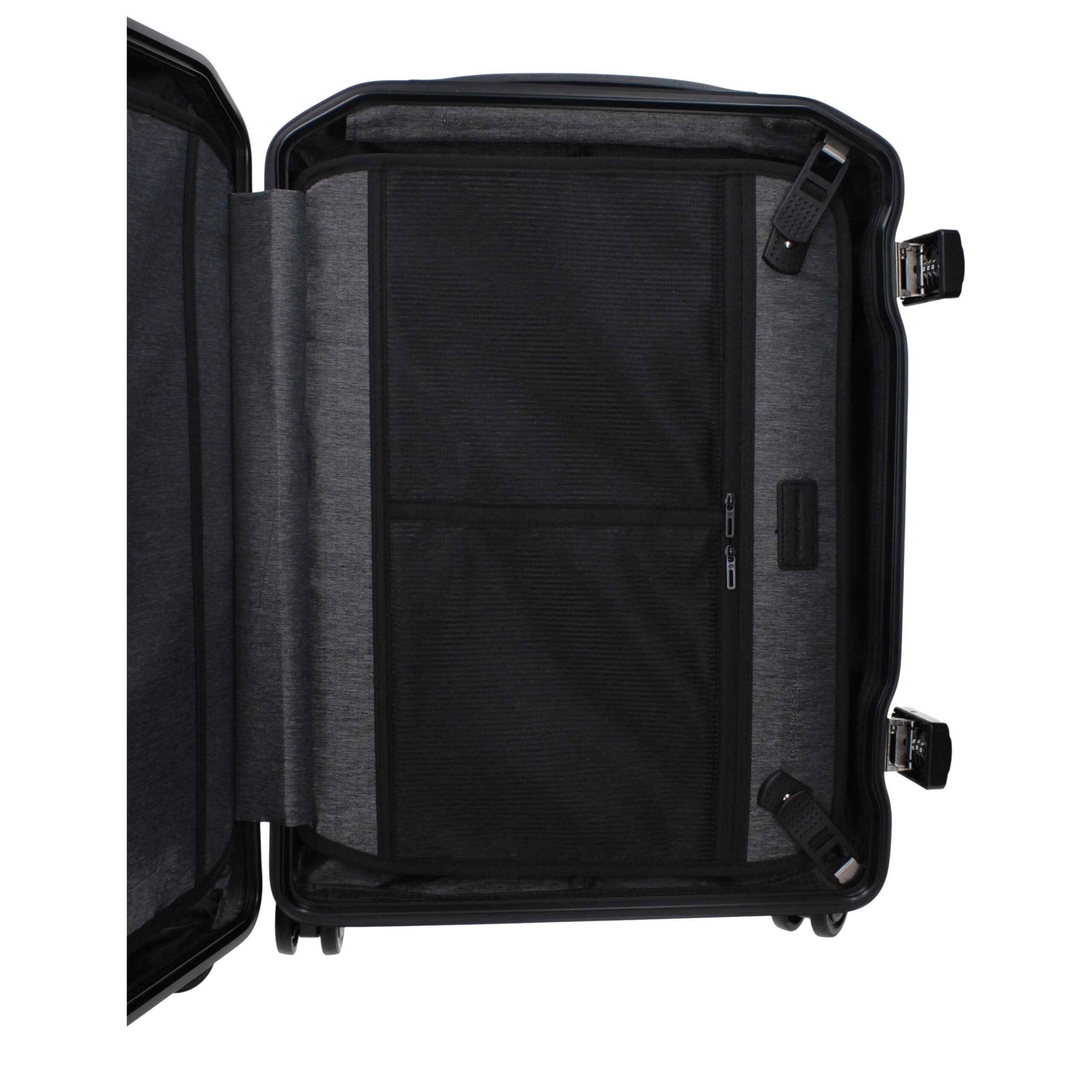 Piquadro Black Polycarbonate Luggage And Travel