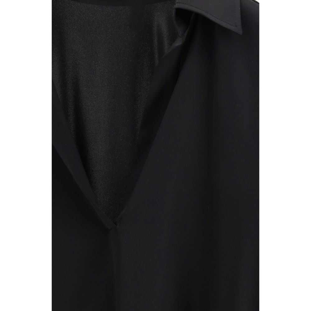 Tom Ford Black Silk Polo Shirt