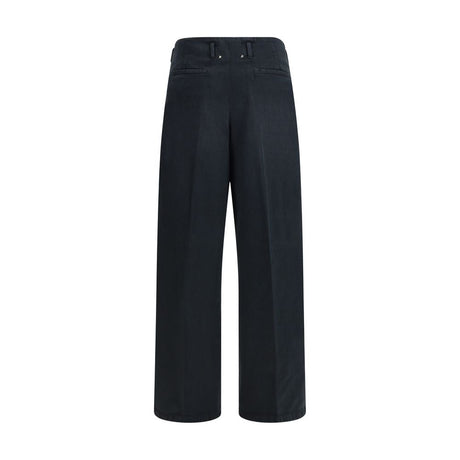 Golden Goose Black Cotton Casual Pants