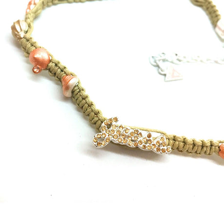 Guess Bicolor Textile Necklace