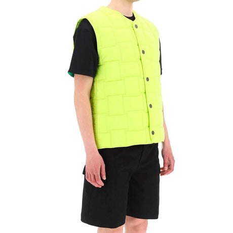 Bottega Veneta Bicolor Polyamide Sleeveless Jacket