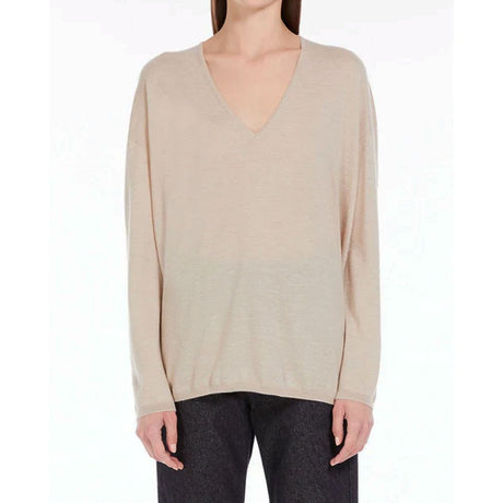 Max Mara Beige Cashmere Sweatshirt