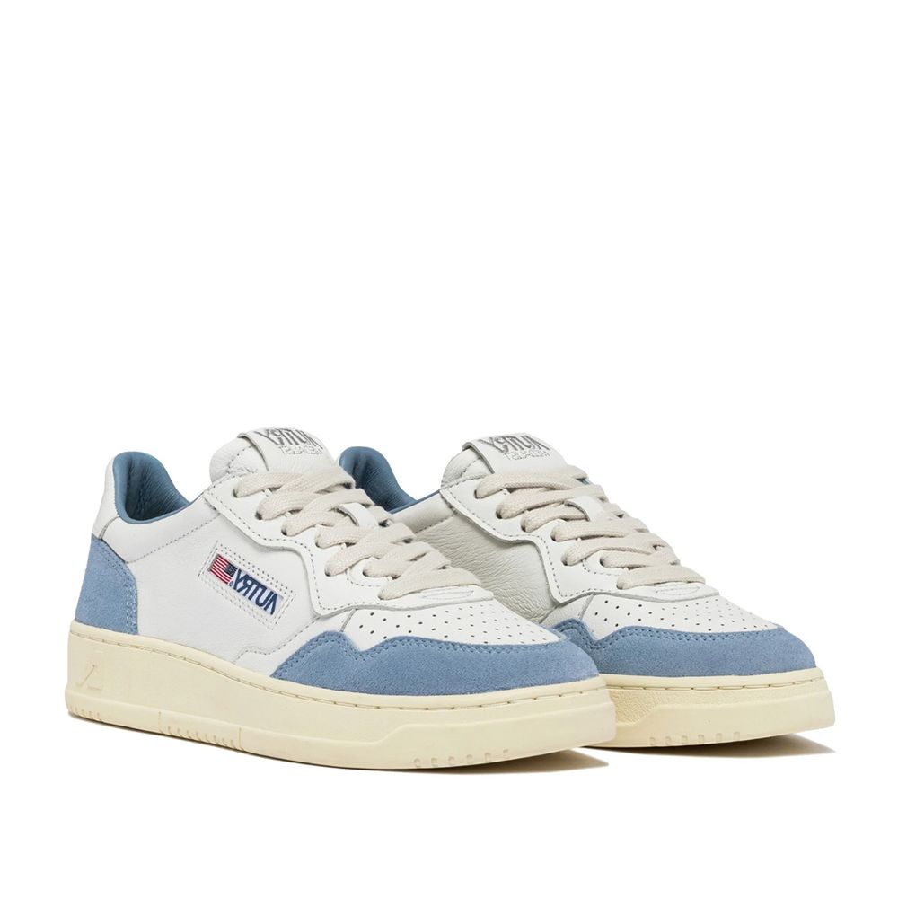 Autry White Leather Sneakers