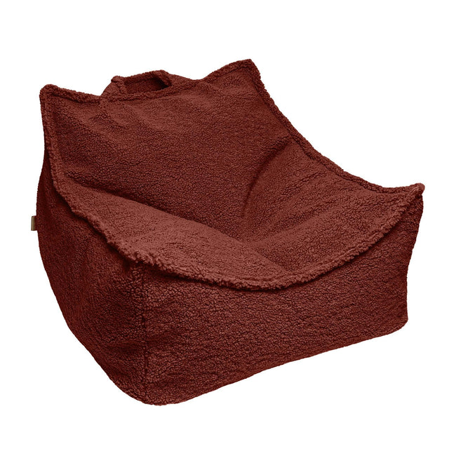 MeowBaby® Bearly Sako Bag – Brown | Stylish & Comfortable Pouf | Made in Europe - Hilstor