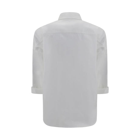Brunello Cucinelli White Cotton Dress Shirt