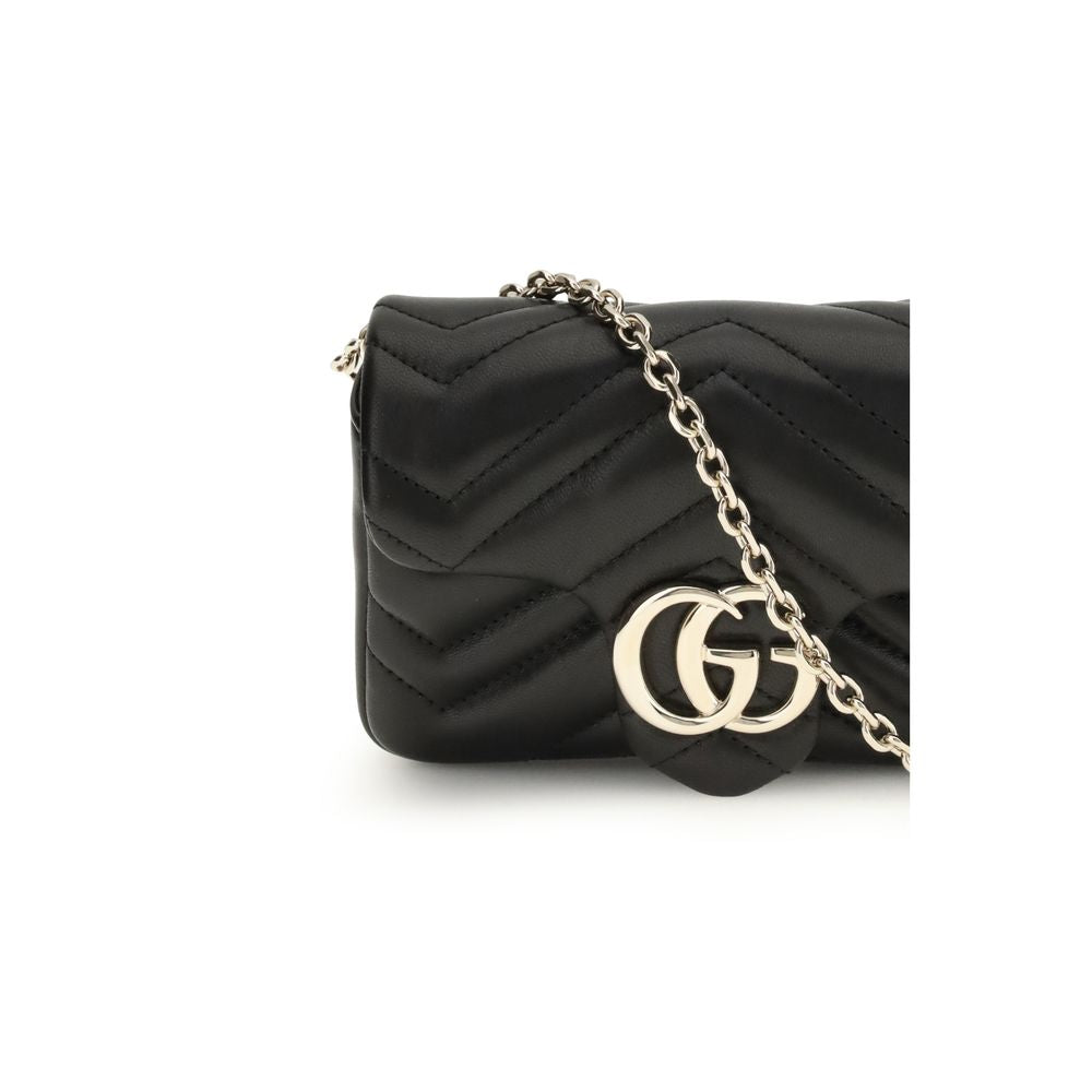 Gucci Black Lamb Leather Shoulder Bag