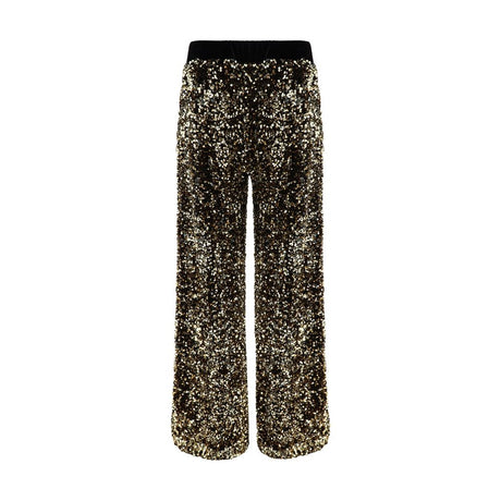 Ella Gold Polyamide Casual Pants