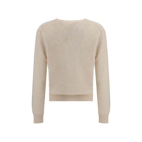 Lisa Yang Cream Fleece Wool Sweatshirt