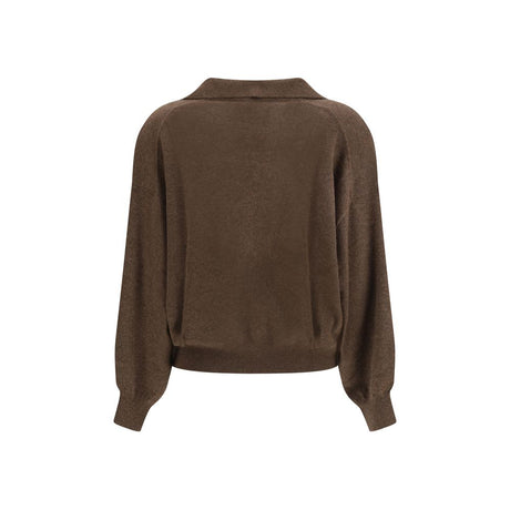 Lisa Yang Brown Cashmere Sweatshirt