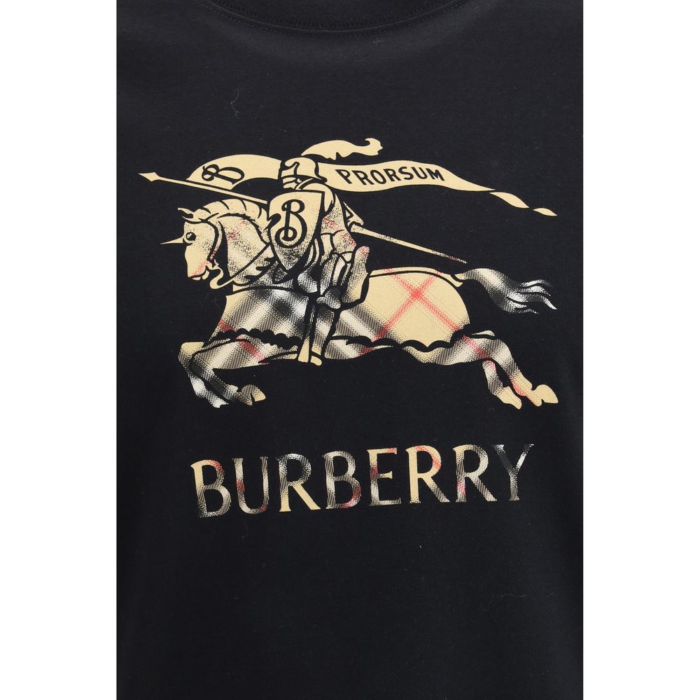Burberry Black Cotton T-Shirt