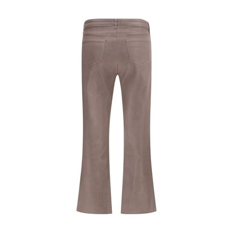 L'Agence Beige Cotton Casual Pants