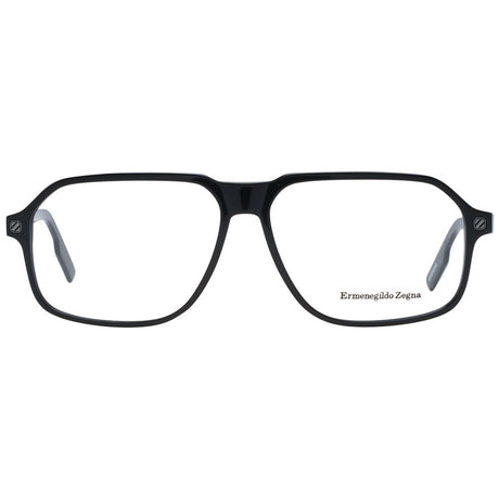 Ermenegildo Zegna Black Plastic Glasses (Frames)