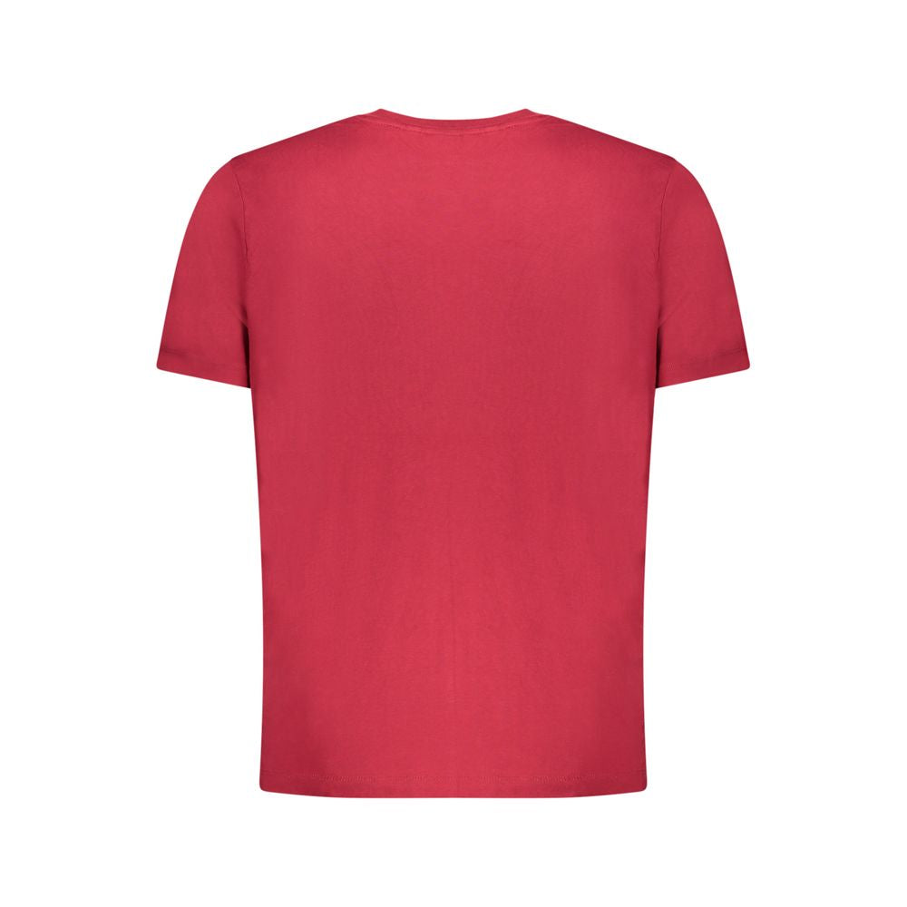 Pepe Jeans Red Cotton Men T-Shirt