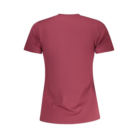 Pepe Jeans Rosso Cotton Women T-Shirt