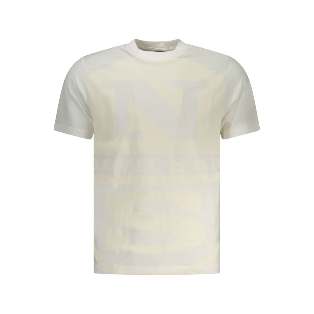 North Sails Bianco Cotton Men T-Shirt