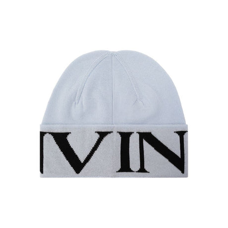Lanvin Blue Virgin Wool Beanie