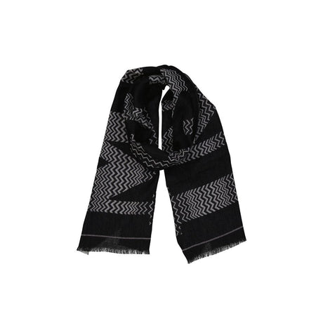 Missoni Black Virgin Wool Scarf
