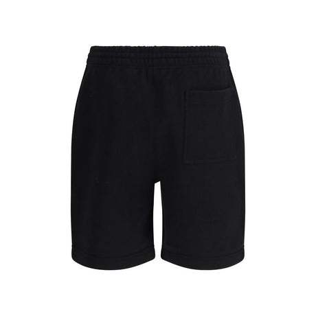 Burberry Black Cotton Bermuda Shorts