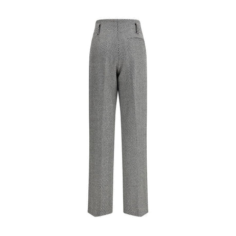 Forte_Forte Multicolor Fleece Wool Casual Pants