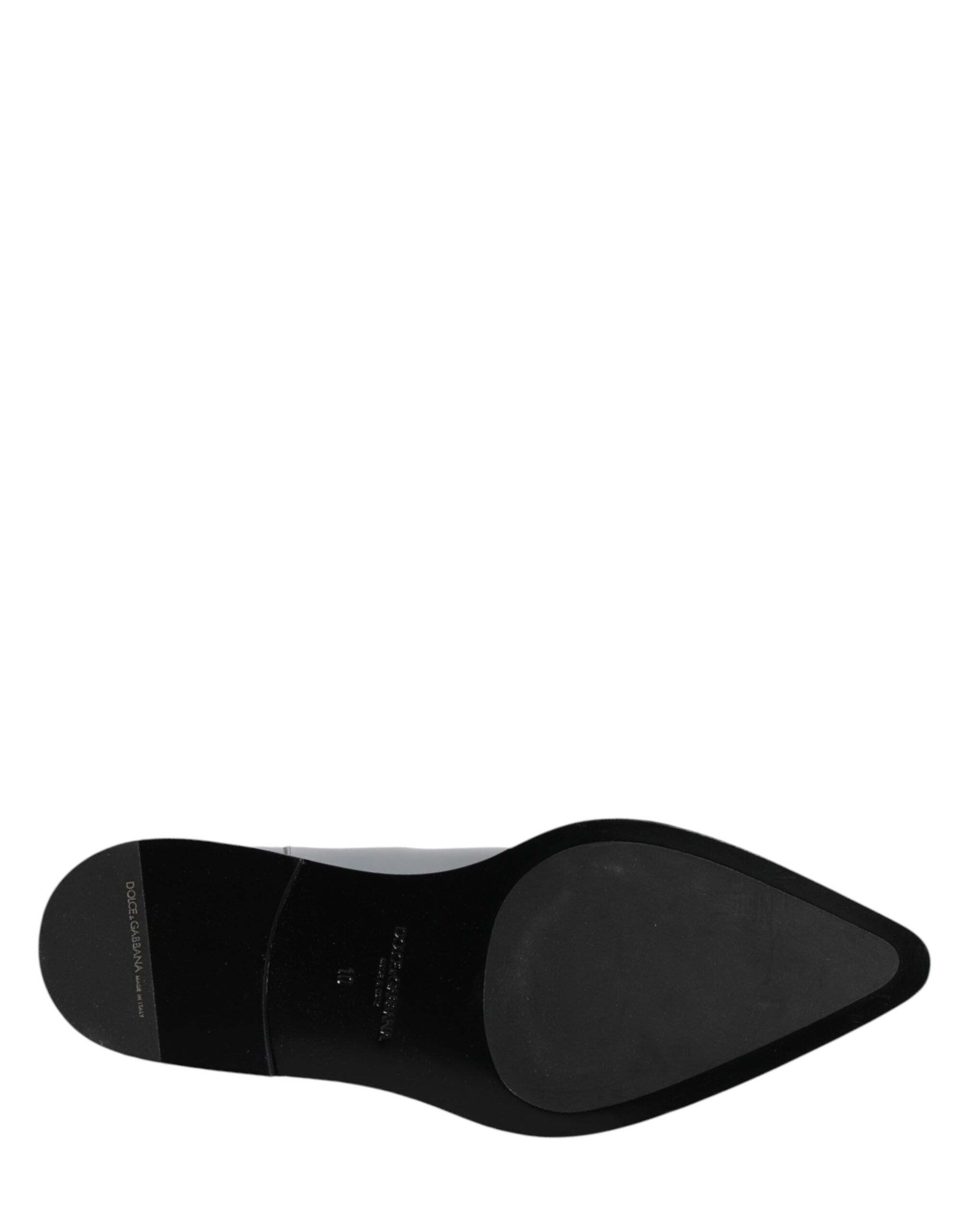 Dolce & Gabbana Light Gray Chelsea Short Ankle Boots Shoes