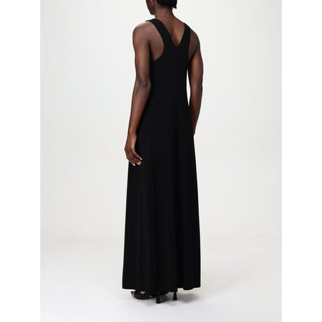 Max Mara Black Jersey Casual Dress