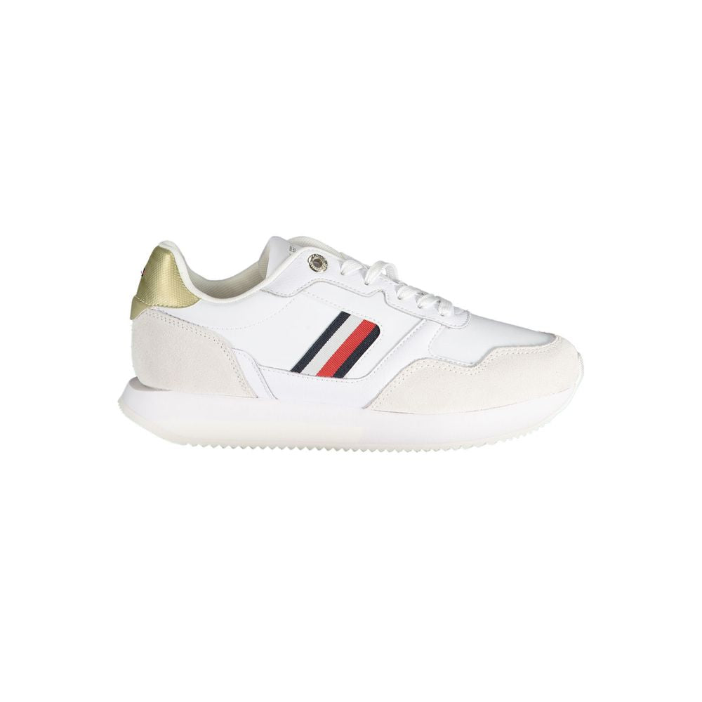 Tommy Hilfiger Bianco Leather Women Sneaker