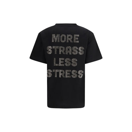 PINKO Black Cotton T-Shirt