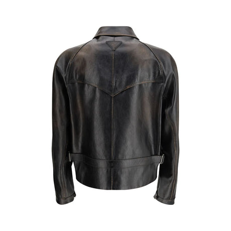 Prada Black Leather Jacket