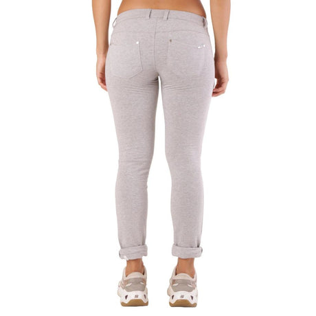 Met Gray Cotton Skinny Pants