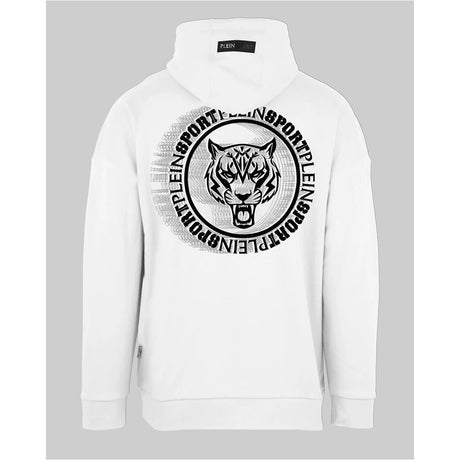 Plein Sport White Cotton Sweatshirt