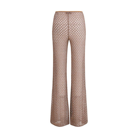 Missoni Brown Viscose Flared Pants