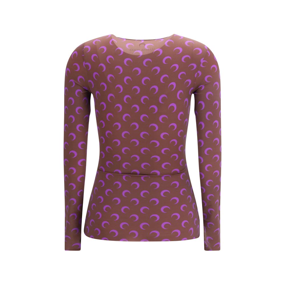 Marine Serre Multicolor Polyamide Top