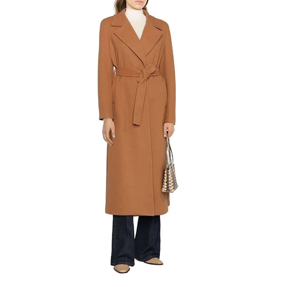 BLANCA VITA Brown Cashmere Coat