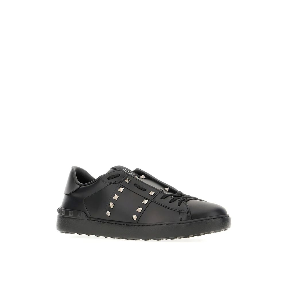 Valentino Garavani Black Leather Sneakers