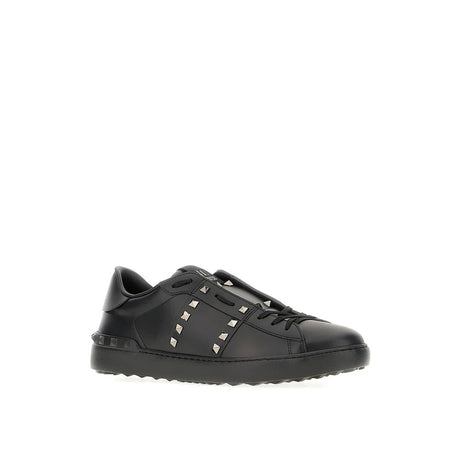 Valentino Garavani Black Leather Sneakers