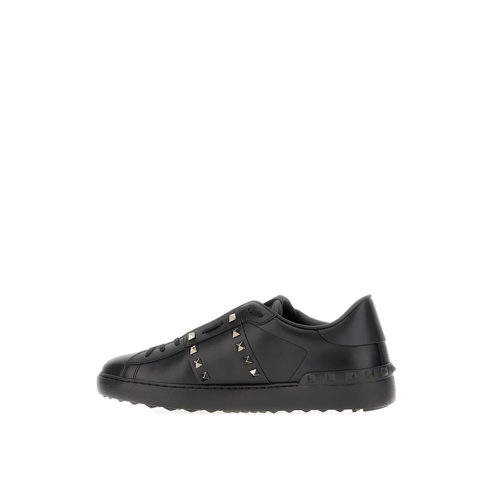 Valentino Garavani Black Leather Sneakers