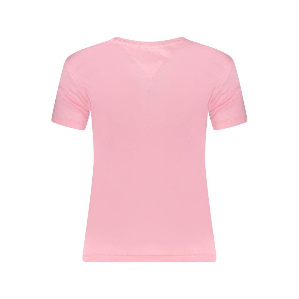 Tommy Hilfiger Rosa Cotton Women T-Shirt