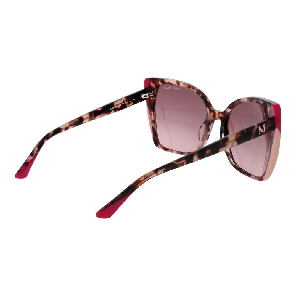 Marciano by Guess Brown Acetate Sunglasses