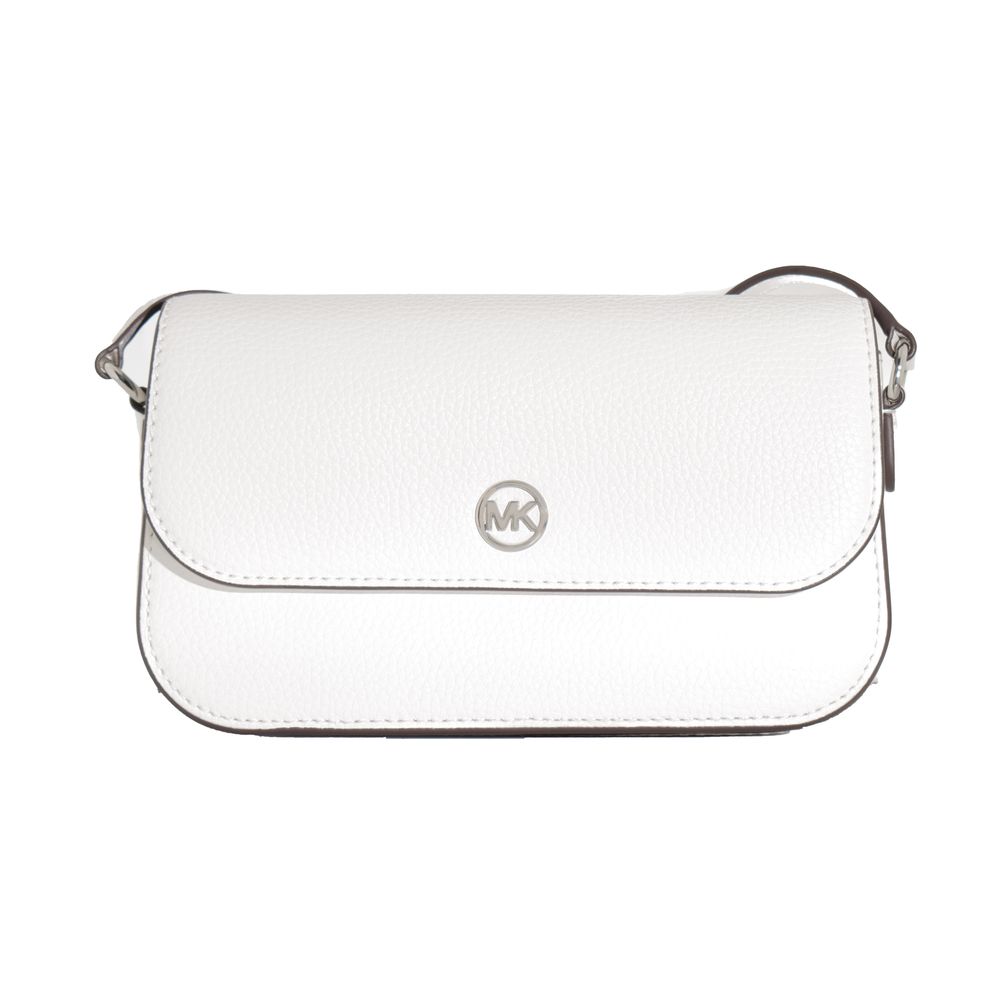 Michael Kors White Leather Crossbody Bag