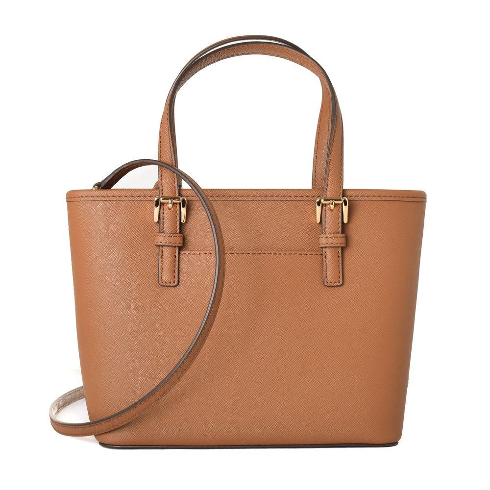 Michael Kors Brown Canvas Shoulder Bag