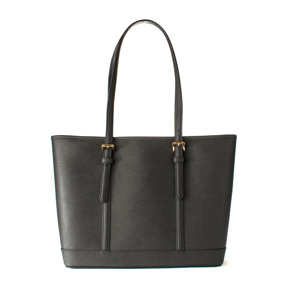 Michael Kors Black Canvas Tote Bag