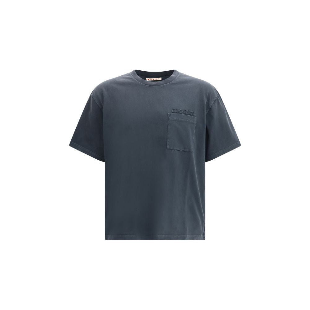 Marni Black Cotton T-Shirt
