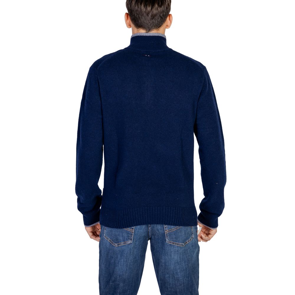 Napapijri Blue Wool Sweatshirt